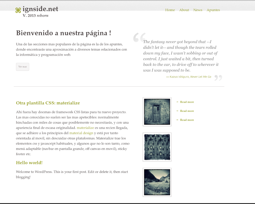 portada de 9 de noviembre de 2013